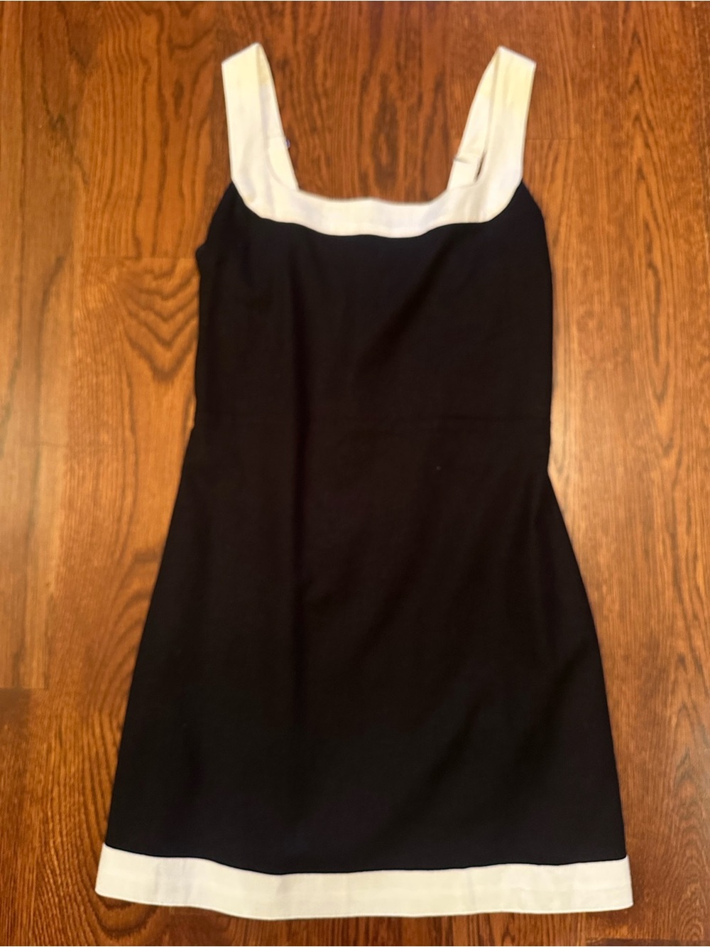 Abercrombie & Fitch Black Mini Dress with White Trim